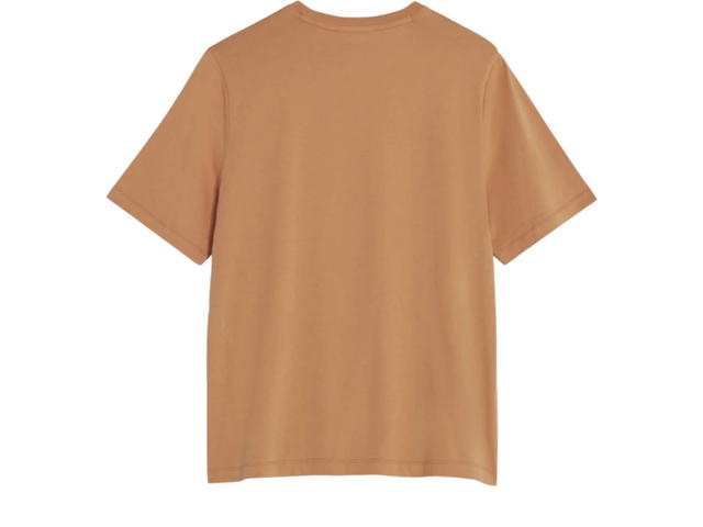Maison Kitsune Maison Kitsune Fox Head Patch Regular Tee-Shirt Saddle - view 2