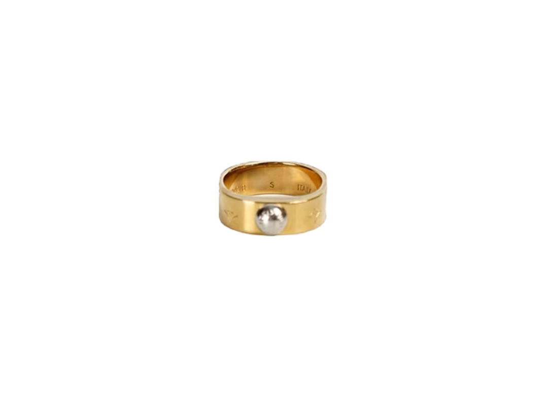 Louis Vuitton Louis Vuitton Ring Berg Monogram Gold