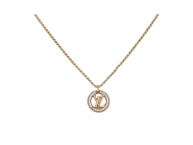 Louis Vuitton Louis Vuitton Louise By Night Necklace In Crystals With Gold - view 1