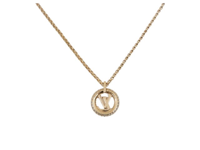 Louis Vuitton Louis Vuitton Louise By Night Necklace In Crystals With Gold - view 2
