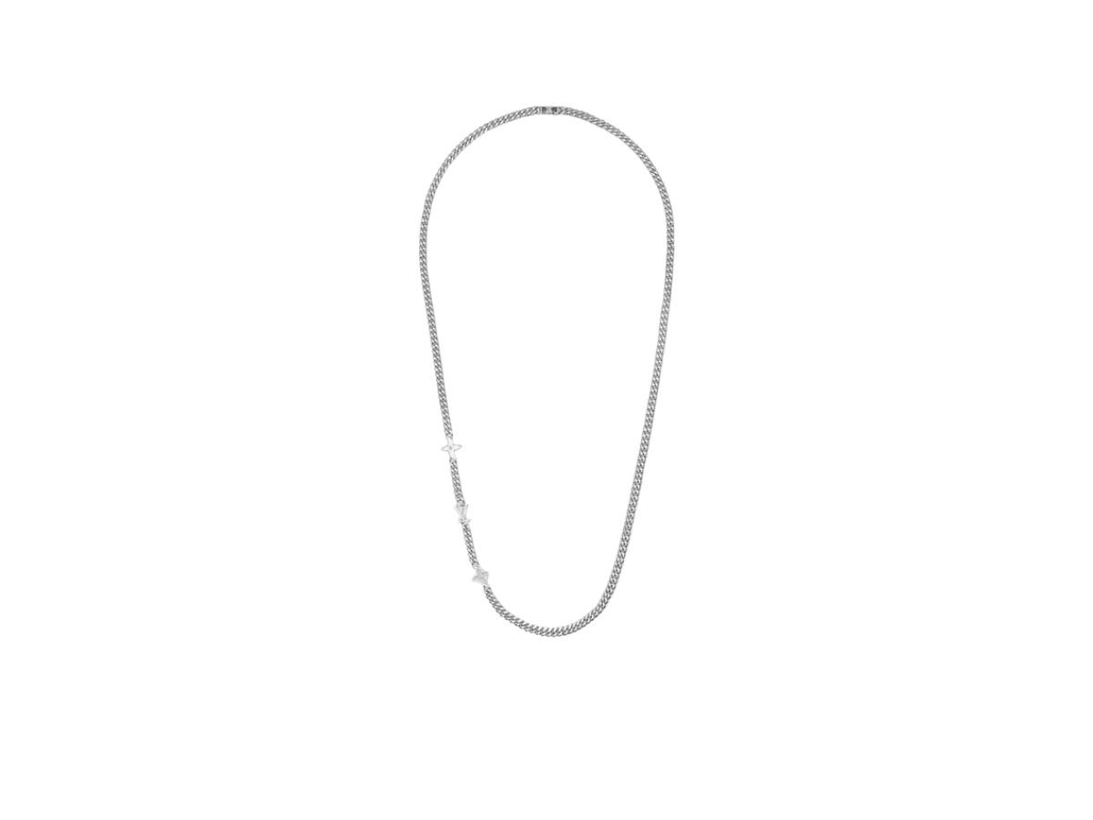 Louis Vuitton Louis Vuitton Monogram Row Necklace Silver