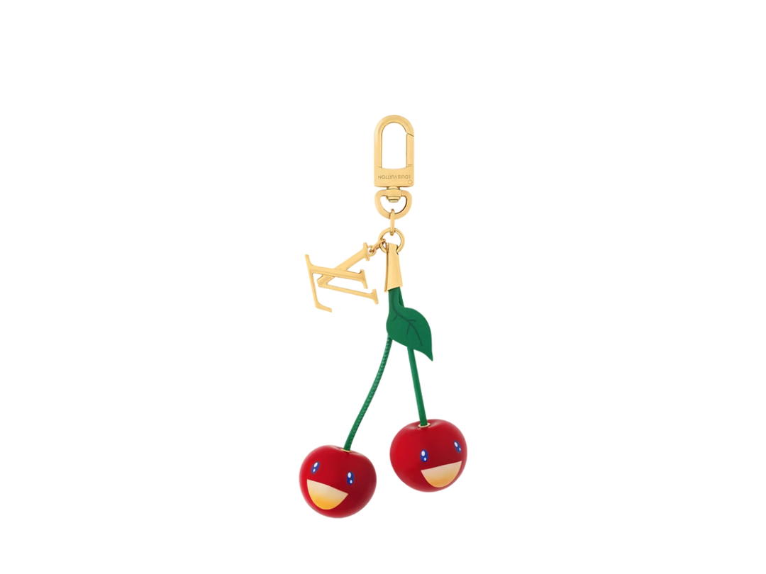 Louis Vuitton Louis Vuitton x Takashi Murakami Cerise Bag Charm In Gold-Toned Metal