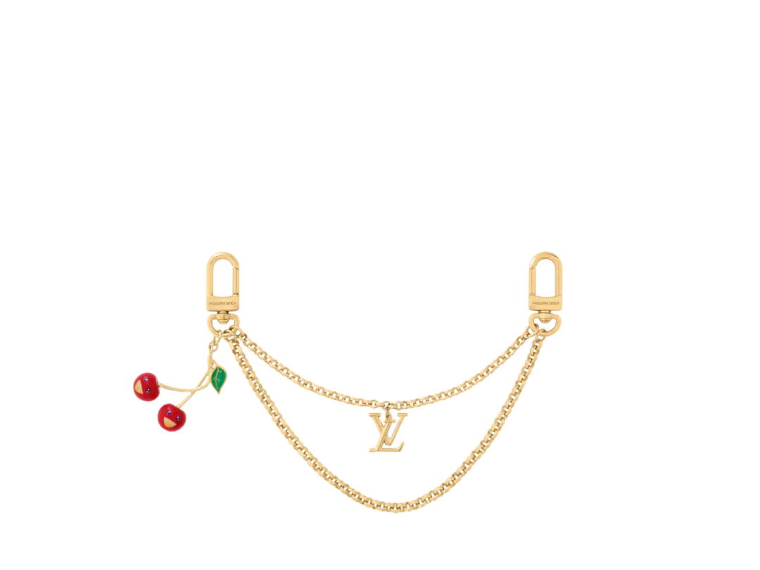 Louis Vuitton Louis Vuitton x Takashi Murakami Cerise Bag Chain In Gold-Toned Metal