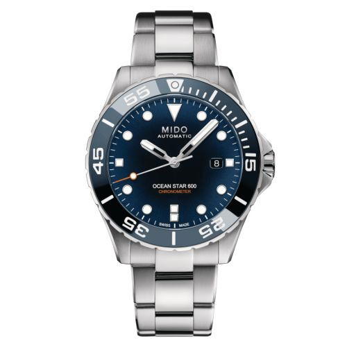 Mido Mido Ocean Star 600 Chronometer Stainless Steel / Blue / Bracelet