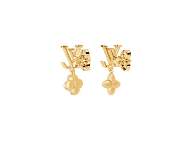 Louis Vuitton Louis Vuitton LV Floragram XS Earrings White - view 3