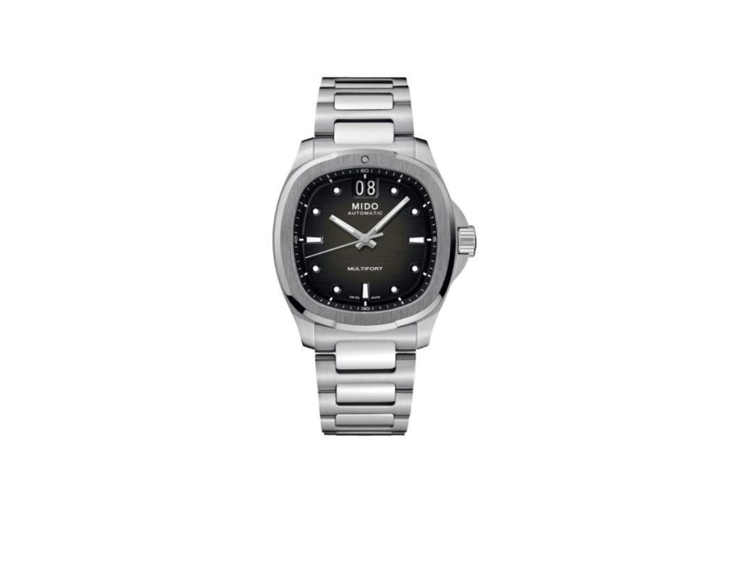 Mido Mido Multifort TV Big Date Stainless Steel Grey