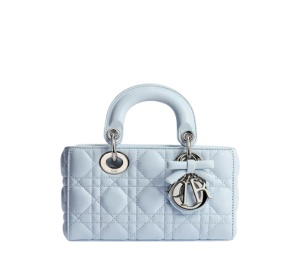 Buy Dior Mini Lady D-Joy Bag Ice Blue Cannage Lambskin at Sasom – Authentic and Ready to Ship