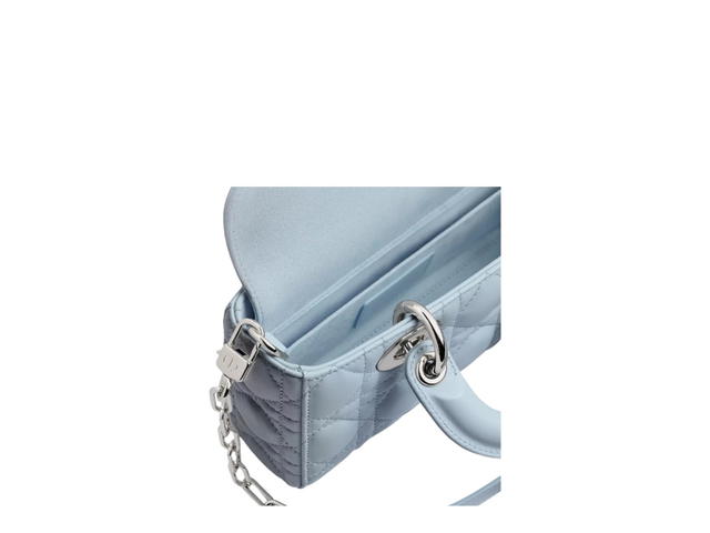 Dior Dior Mini Lady D-Joy Bag Ice Blue Cannage Lambskin - view 4