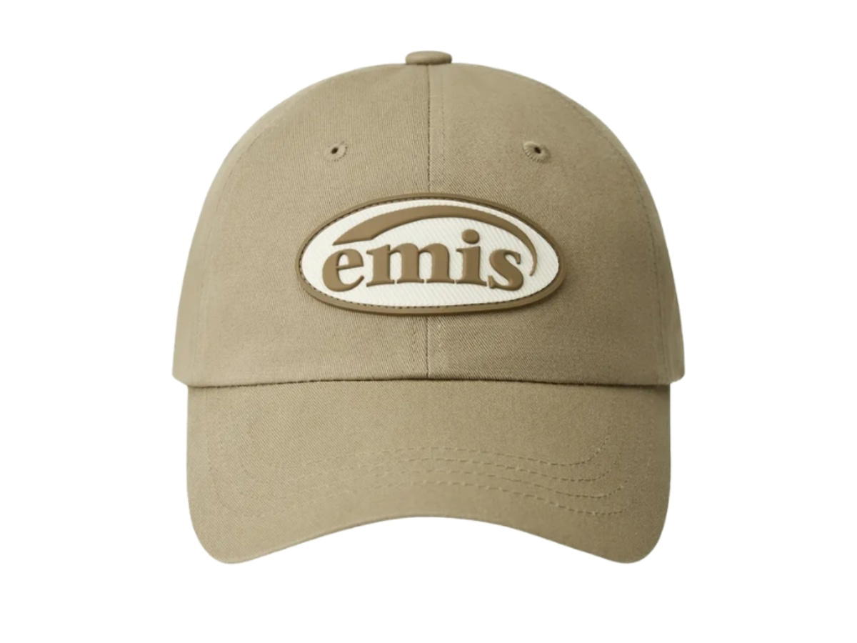 Emis Emis Rubber Patch Ball Cap Beige
