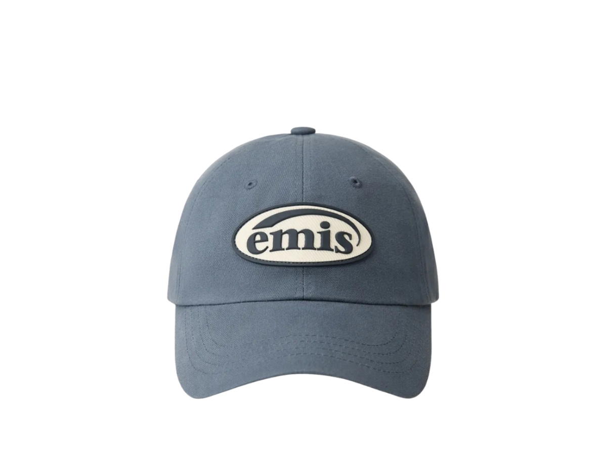 Emis Emis Rubber Patch Ball Cap Ash Blue