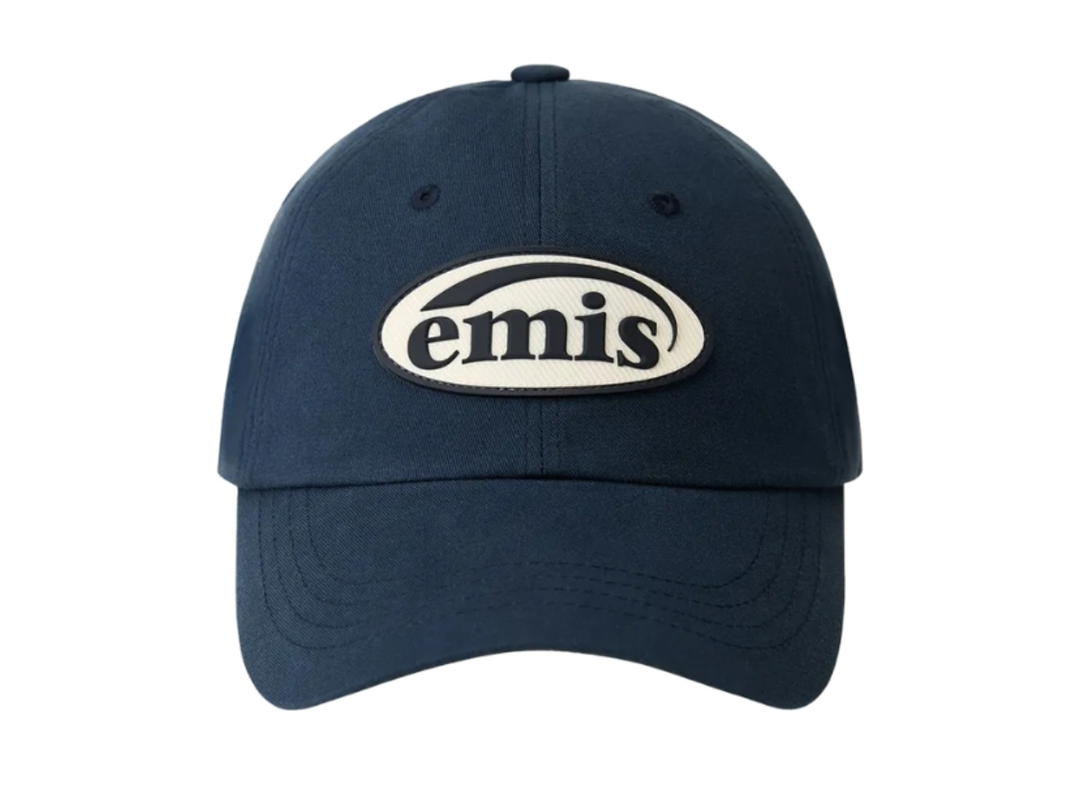 Emis Emis Rubber Patch Ball Cap Navy