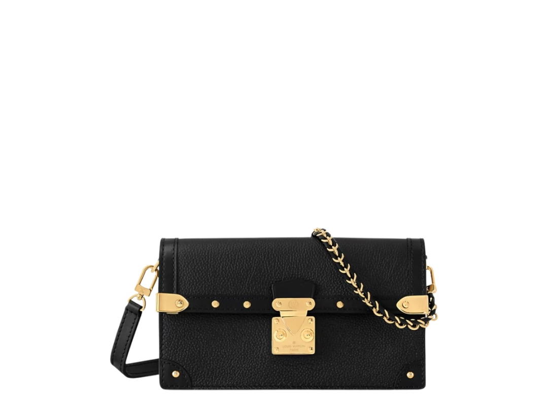 Louis Vuitton Louis Vuitton Trunk Chain Wallet Black