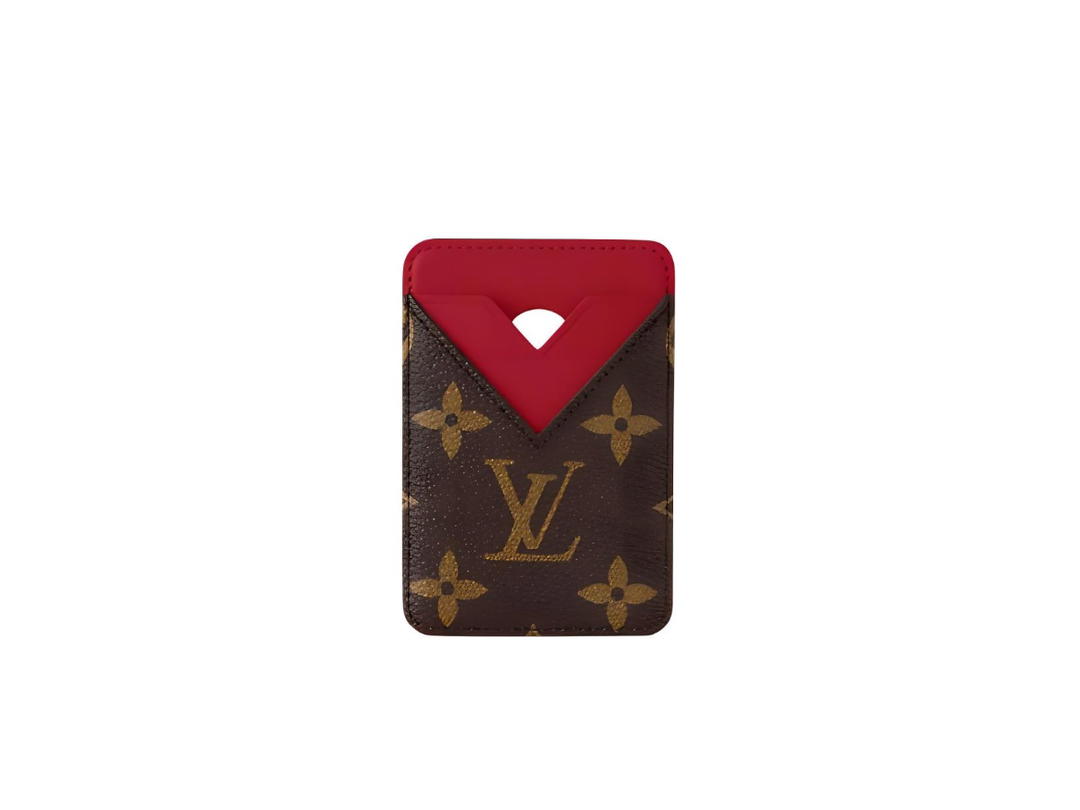 Louis Vuitton Louis Vuitton Porte-Cartes Magnet Sari Red
