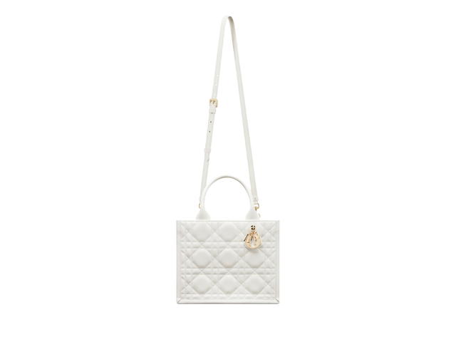 Dior Dior Small Book Tote Latte Macrocannage Calfskin - view 5