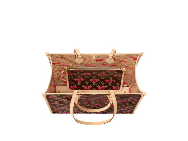 Louis Vuitton Louis Vuittonx Takashi Murakami Cherry OnTheGo Crystal Monogram - view 3