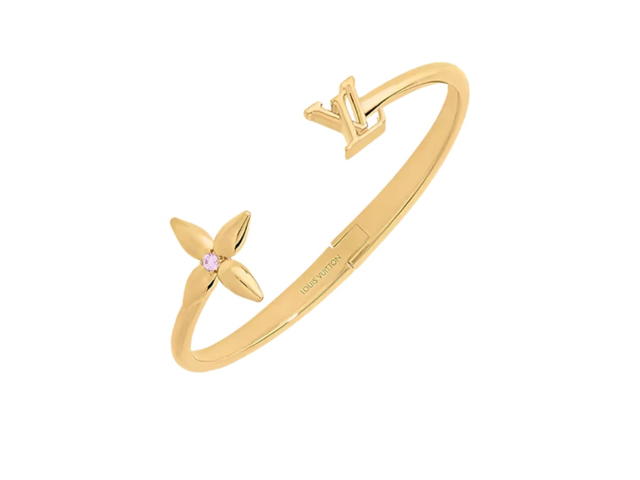 Louis Vuitton Louis Vuitton Louisette Signature Bracelet Gold - view 2