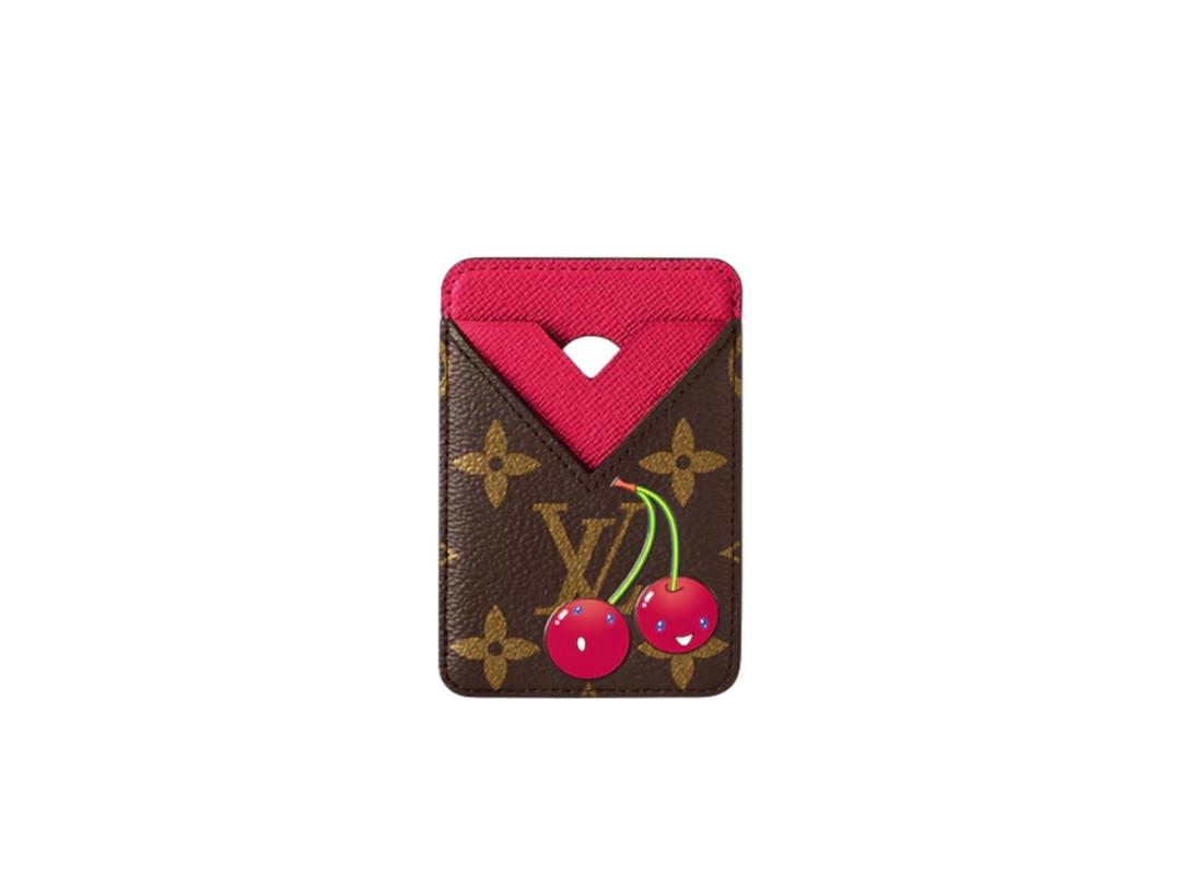 Louis Vuitton Louis Vuitton x Takashi Murakami Magnet Card Holder Bright Red
