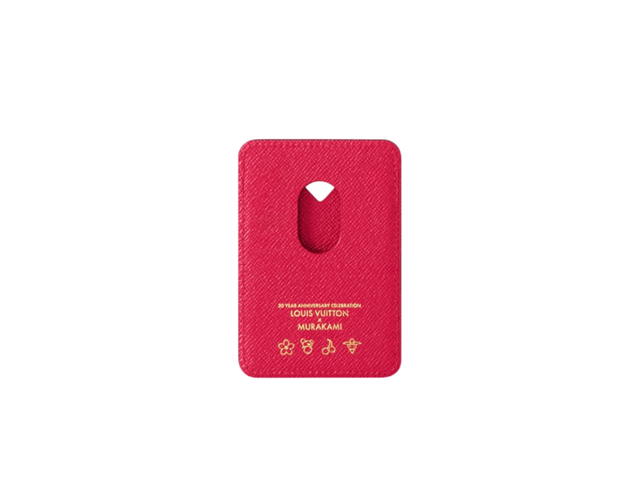 Louis Vuitton Louis Vuitton x Takashi Murakami Magnet Card Holder Bright Red - view 2
