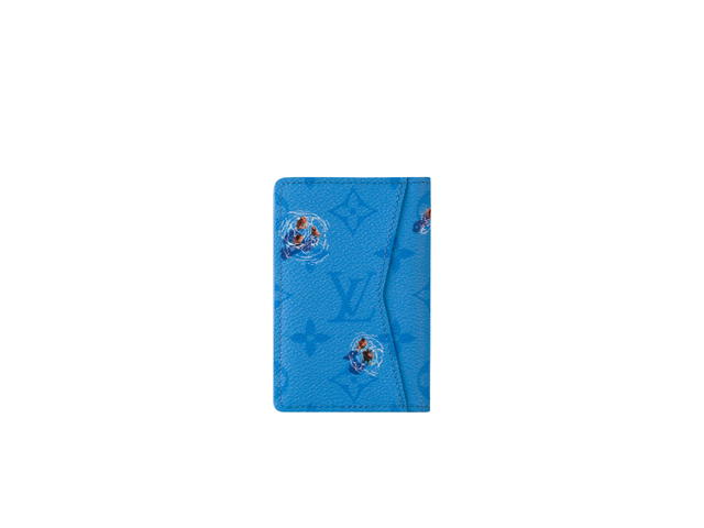Louis Vuitton Louis Vuitton Wallet Pocket Organizer Pool Blue - view 2