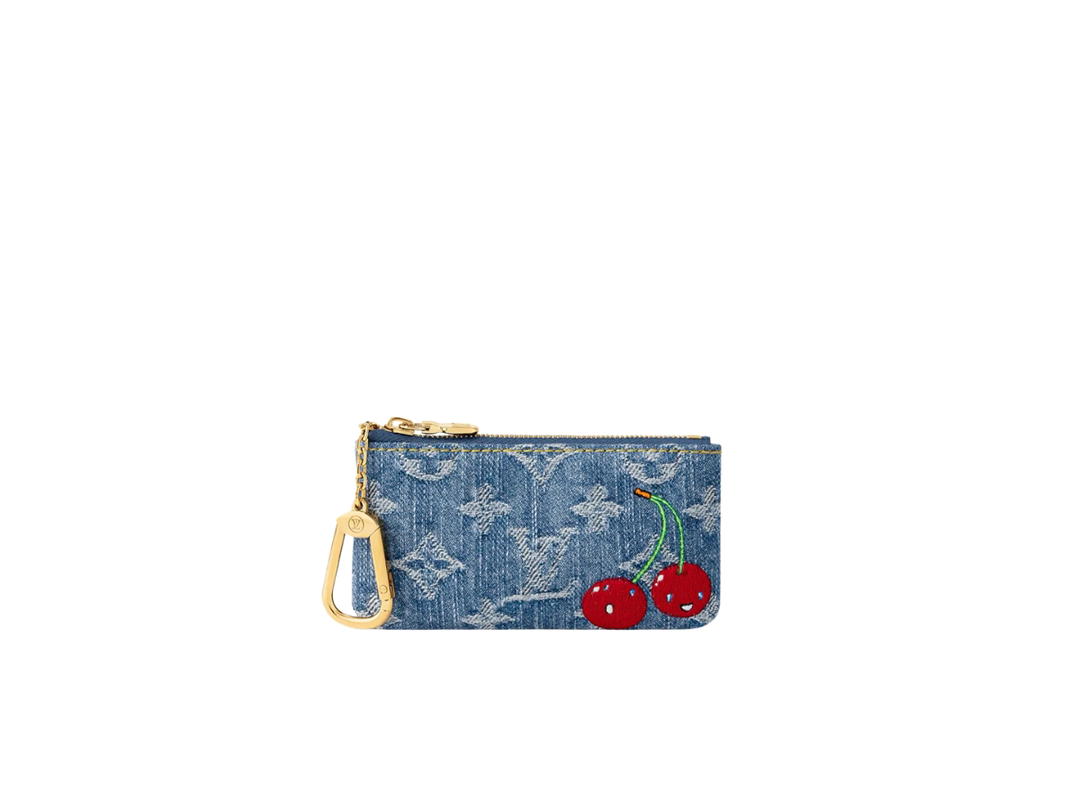 Louis Vuitton Louis Vuitton x Murakami Monogram Wallet Blue