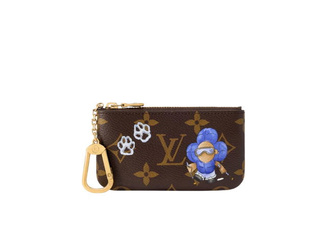 Louis Vuitton Louis Vuitton Key Pouch Monogram Blue Frost - view 1