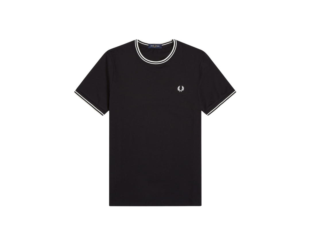 Fred Perry Fred Perry Twin Tipped T-Shirt Black