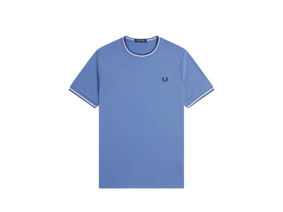 Fred Perry Fred Perry Twin Tipped T-Shirt Ace Blue