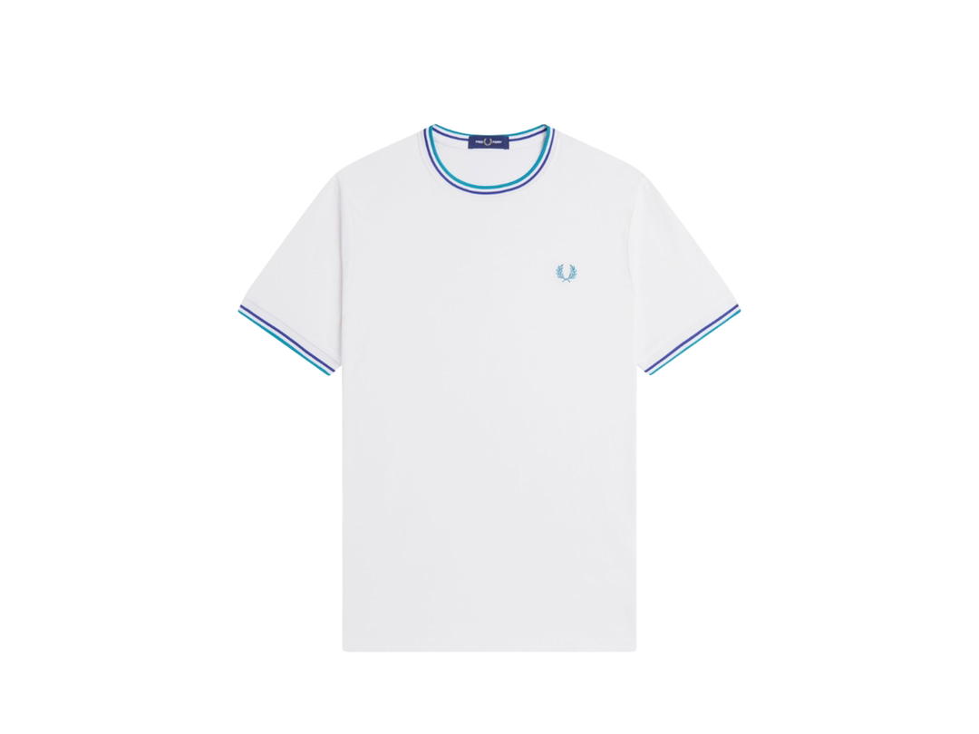 Fred Perry Fred Perry Twin Tipped T-Shirt White