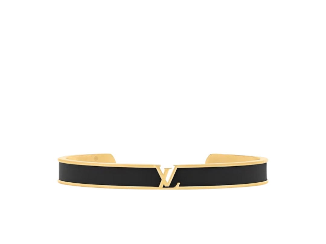 Louis Vuitton Louis Vuitton LV Initiales Bracelet Black