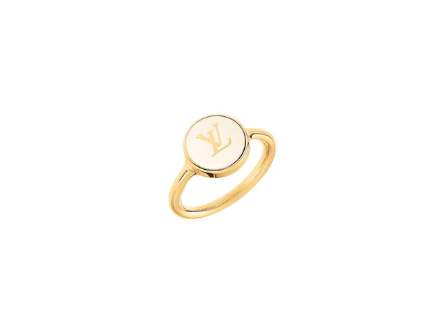 Louis Vuitton Louis Vuitton LV Pearly Confetti Ring White - view 2