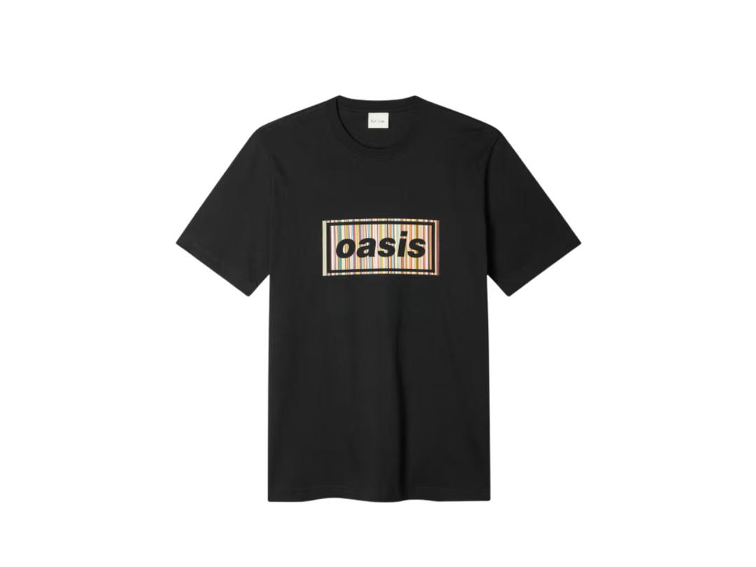 Paul Smith Paul Smith x Oasis Signature Stripe Logo T-Shirt Black