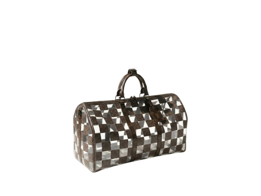 Louis Vuitton Louis Vuitton Keepall Bandouliere 50 Monogram Chess Black