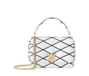 Buy Louis Vuitton GO-14 MM White Black at Sasom – Authentic and Ready to Ship