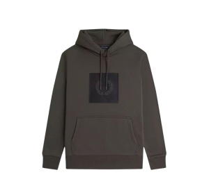 Buy Fred Perry Box Graphic Hoodie Green at Sasom – Authentic and Ready to Ship
