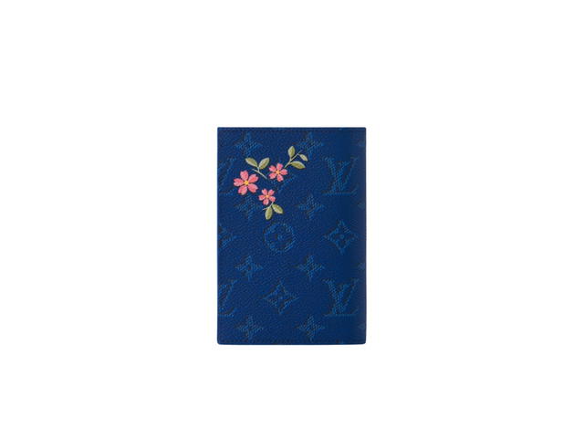 Louis Vuitton Louis Vuitton Passport Cover Blue - view 4