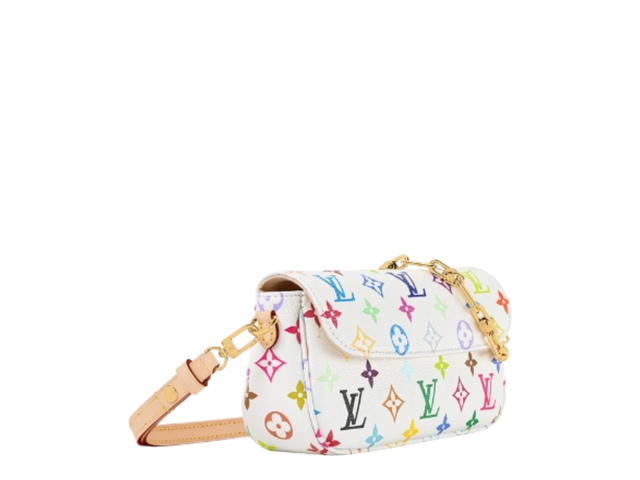 Louis Vuitton Louis Vuitton X Takashi Murakami Ivy Chain Wallet White Multicolor - view 4