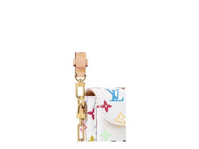 Louis Vuitton Louis Vuitton X Takashi Murakami Ivy Chain Wallet White Multicolor - view 6