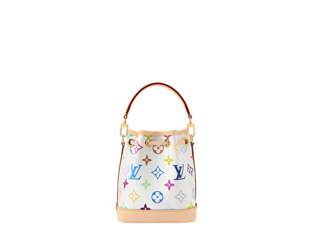 Louis Vuitton Louis Vuitton X Takashi Murakami Nano Noé Bag White Multicolor - view 2