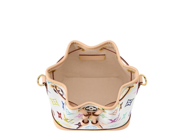 Louis Vuitton Louis Vuitton X Takashi Murakami Nano Noé Bag White Multicolor - view 3