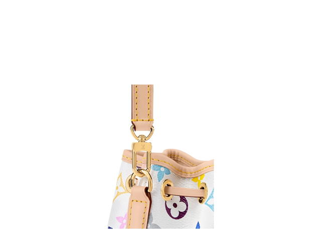 Louis Vuitton Louis Vuitton X Takashi Murakami Nano Noé Bag White Multicolor - view 5