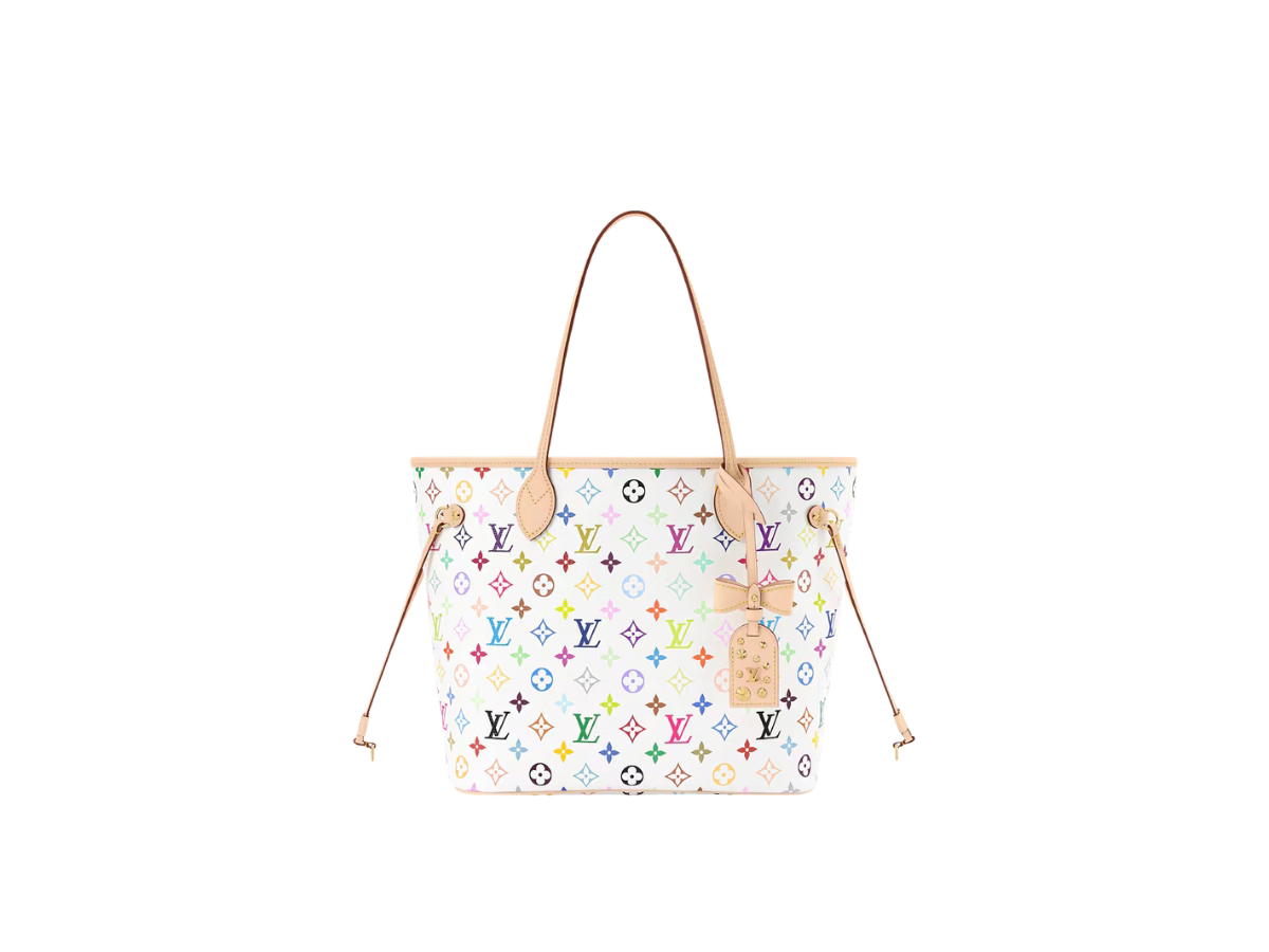 Louis Vuitton Louis Vuitton Neverfull MM White