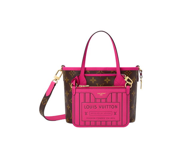 Louis Vuitton Louis Vuitton Neverfull Bandoulière Inside Out BB Rose Pondichery - view 1