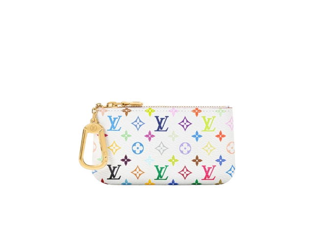 Louis Vuitton Louis Vuitton X Takashi Murakami Key Pouch White Multicolor - view 1