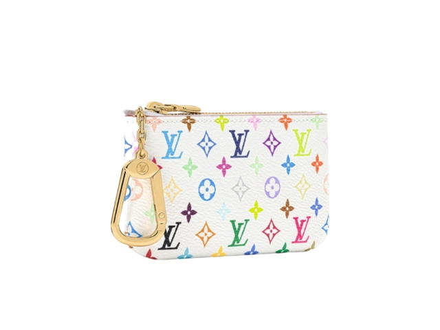 Louis Vuitton Louis Vuitton X Takashi Murakami Key Pouch White Multicolor - view 2