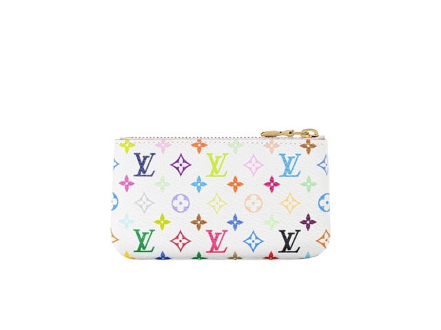 Louis Vuitton Louis Vuitton X Takashi Murakami Key Pouch White Multicolor - view 4