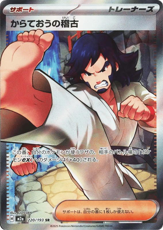 Pokemon Pokemon Black Belt's Training SR [M2a 220/193] Mega Evolution "MEGA Dream ex" (JP)