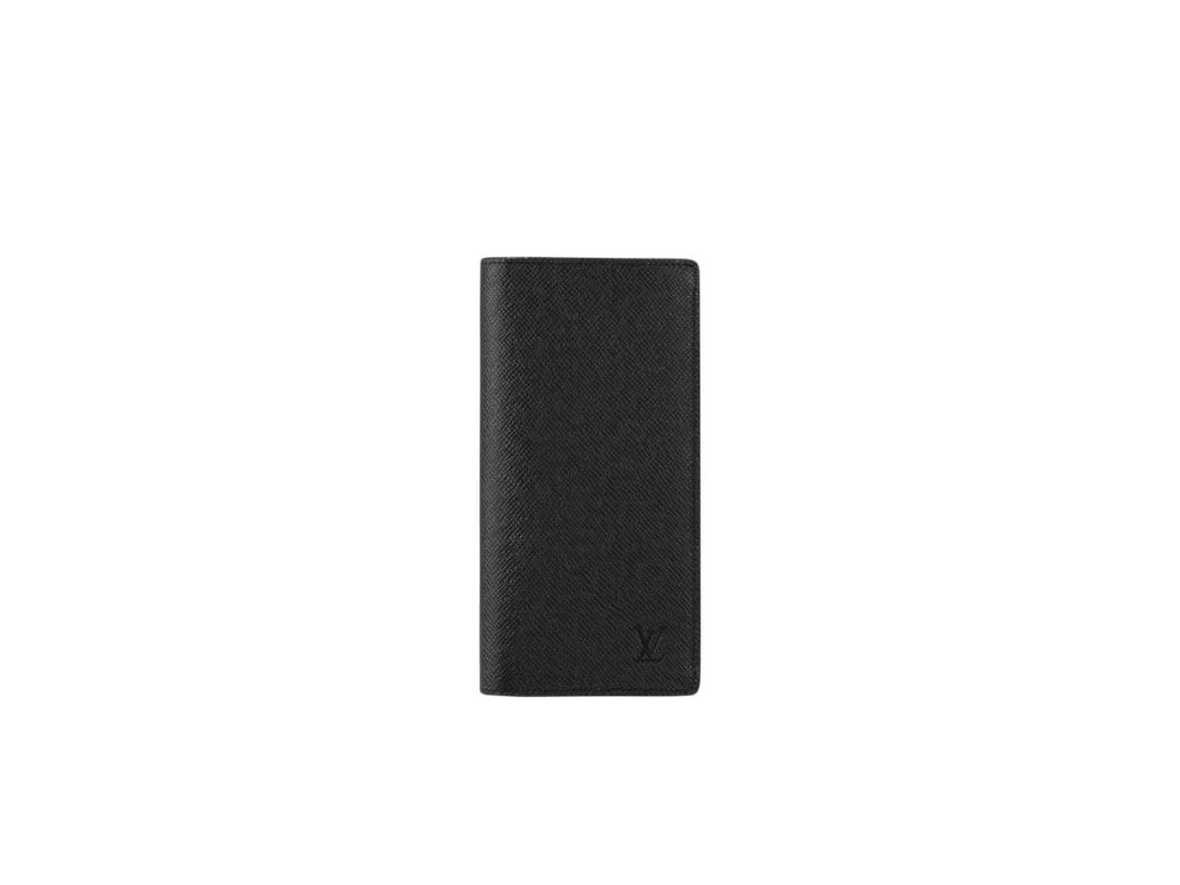 Louis Vuitton Louis Vuitton Brazza Wallet Taiga Leather