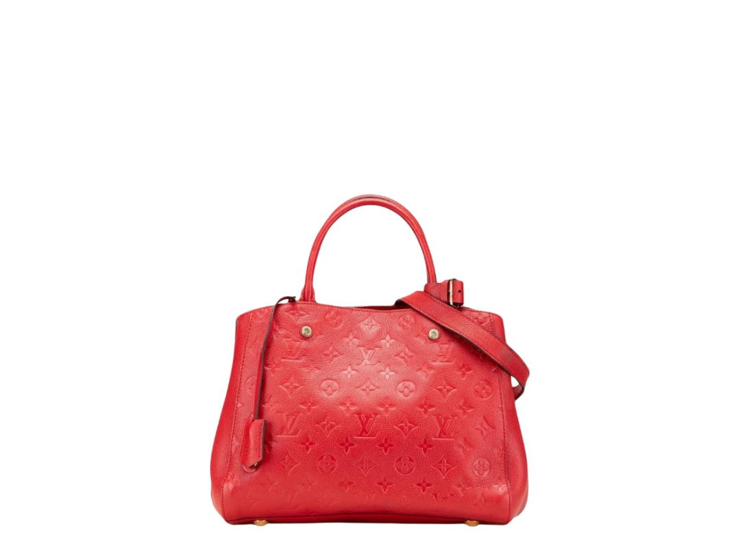 Louis Vuitton Louis Vuitton Montaigne MM Red