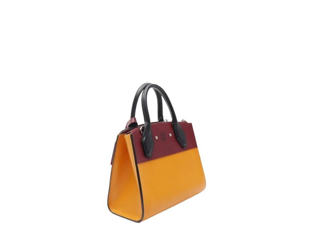 Louis Vuitton Louis Vuitton Mini City Steamer Two-Way Handbag Yellow Brown - view 2