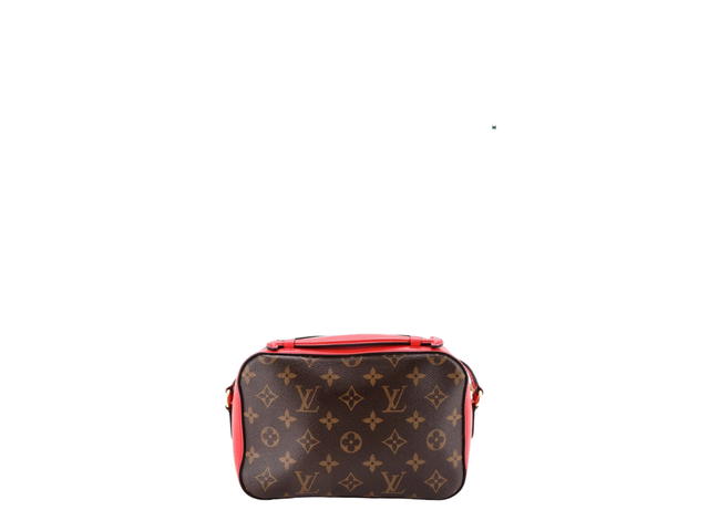 Louis Vuitton Louis Vuitton Saintonge Handbag Red Brown - view 2